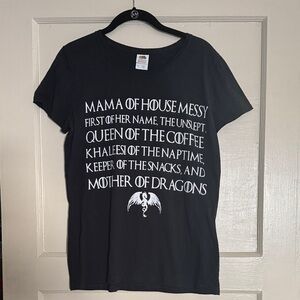 House of Dragon Black Graphic Tee